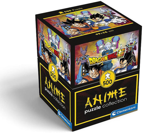 Clementoni – Puzzle – 500 Teile – Dragonball – Anime-Sammlung – Würfel – Puzzle für Kinder und Erwachsene