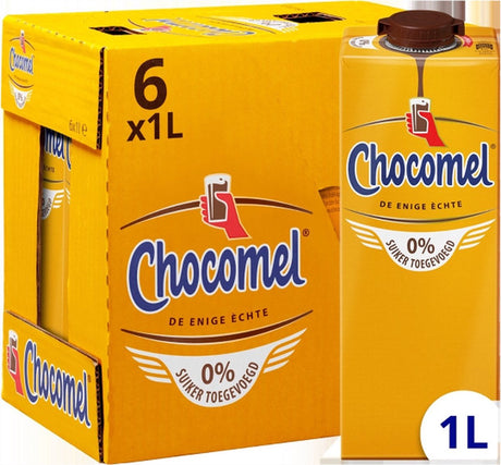 Schokoladenmilch – Schokoladenmilch – 0 % Zuckerzusatz – haltbar – 6 x 1 l – Vorteilspackung