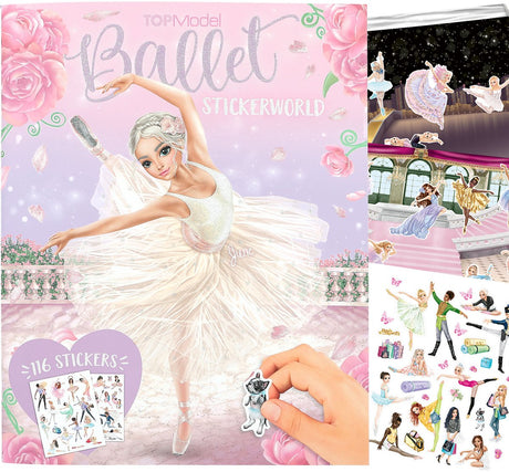 Depesche - topmodel stickerworld ballet - stickerboek