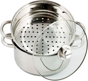 Kinghoff 3315 stoompan - ø18 cm - rvs - alle warmtebronnen
