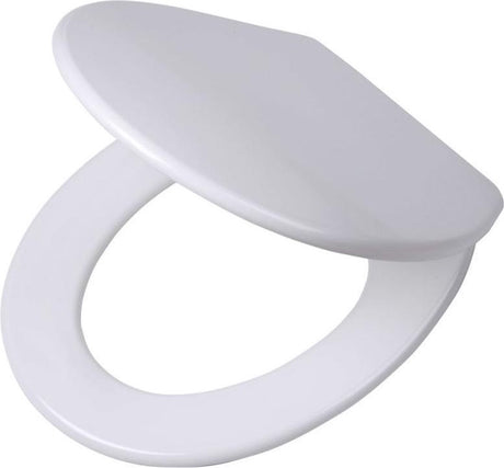Tiger Boston - WC-Sitz - WC-Sitz mit Deckel - Absenkautomatik - Easy-Clean-Funktion - Duroplast - Weißchrom