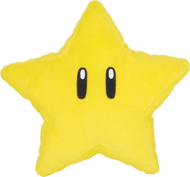 Nintendo together+ nintendo together + super mario bros – super star official licensed knuffel – 18 cm pluche