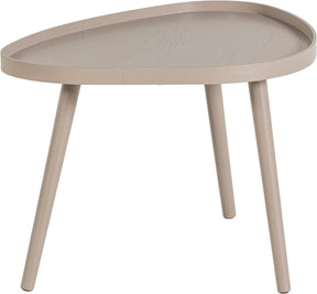 Woood mae bijzettafel organisch - hout - zand - 40x61x50