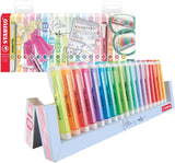 Stabilo Swing Cool – Textmarker – perfekt für unterwegs – Standard-Pastell – Schreibtisch-Set mit 18 Farben