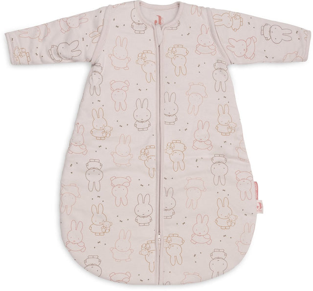 Jollein schlafsack mit abnehmbaren ärmeln 60cm miffy moments - silk rose