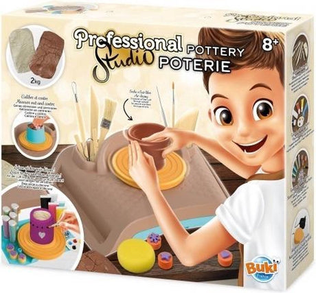 Buki France Buki – professionelles Töpferatelier – Kunsthandwerk für Kinder – kreatives Spielzeug – Hobby-Paket