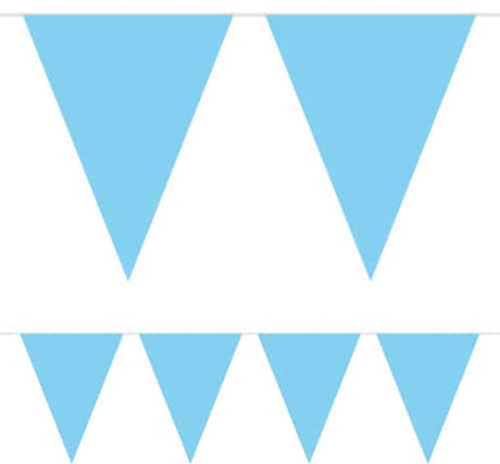 Folat bv hellblaue Mini-Flaggenleine, 3 mtr.