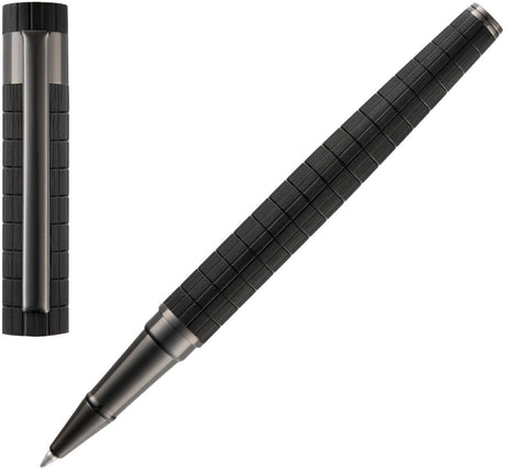 Hugo boss - hsq5635a - rollerballpen - zwart groen - loop