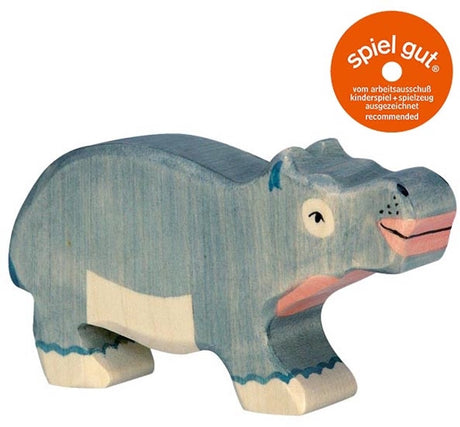 Holztiger-Nilpferd, klein. 11 cm.