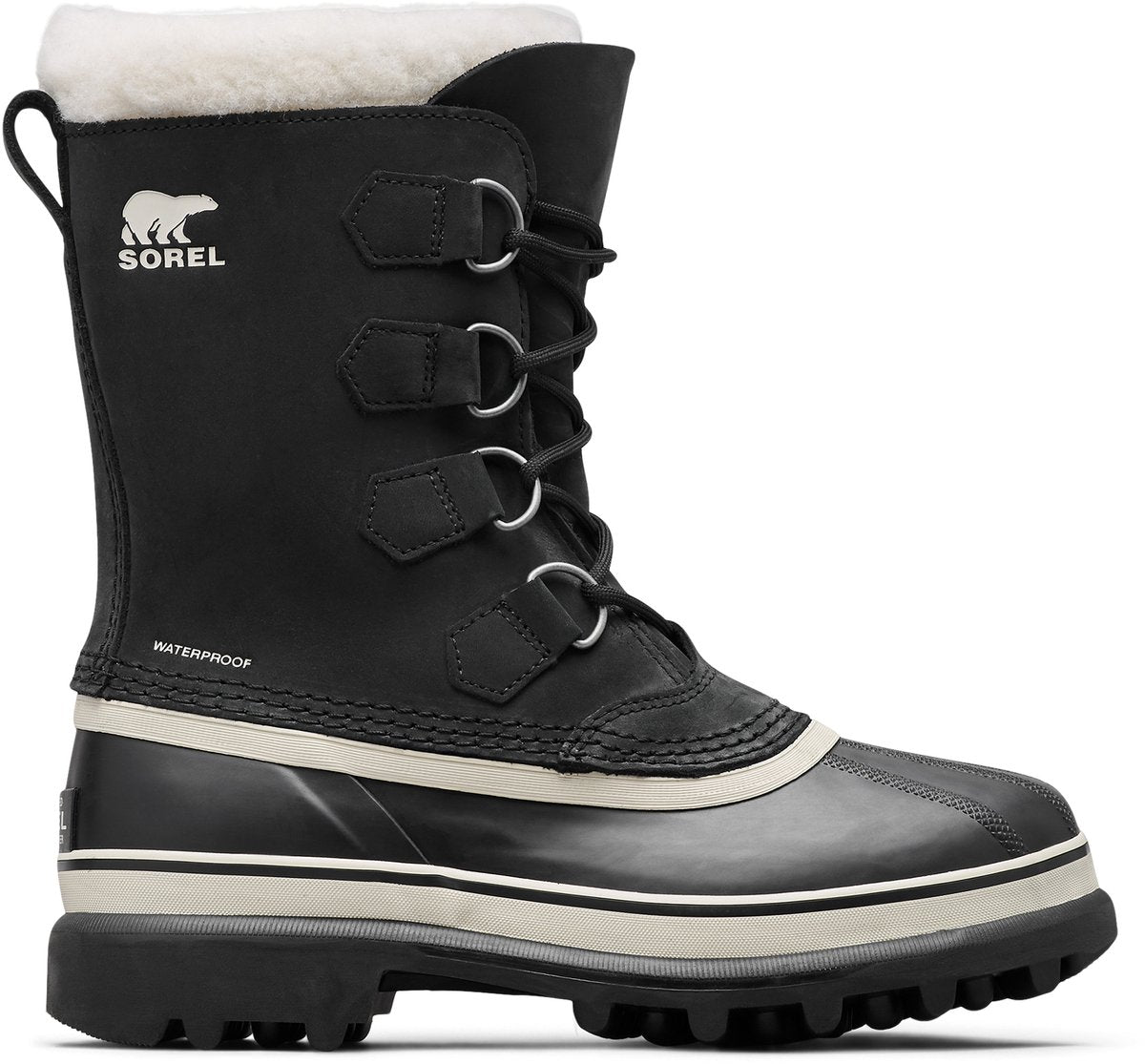Sorel Caribou™ wp Damen-Schneestiefel – Schwarz, Stein – Größe 39,5