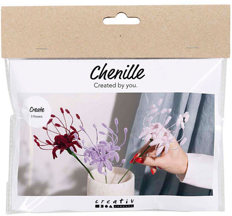 Kreativunternehmen https: www.cchobby.nl mini-hobbyset-flowers-from-chenille-wire-lily-light-pink-light-purple-dark-red-1-box