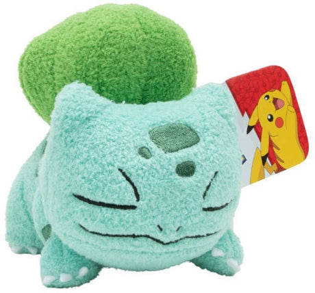 Jazwares Pokémon schlafende Kuscheltierfigur Bulbasaur 12 cm Kuscheltiere