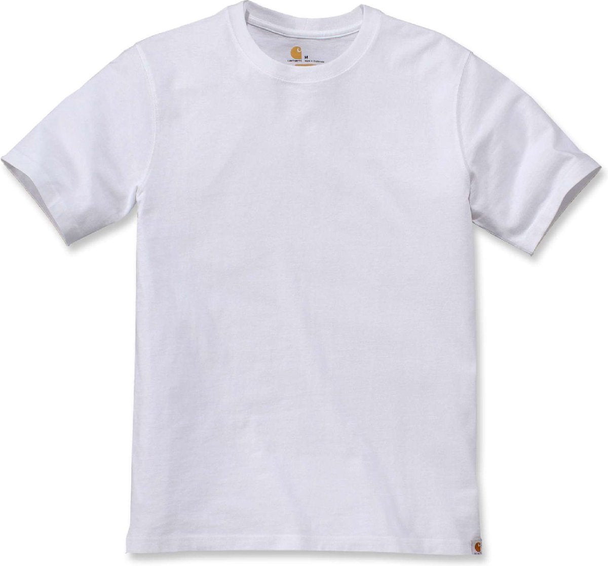Carhartt heavyweight relaxed fit t-shirt met korte mouwen wit l man l