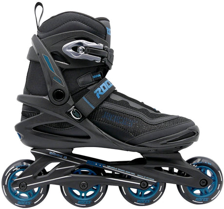 Roces Icon X 80 Inline Skates - Inlineskates - Schwarz Blau - Größe 43