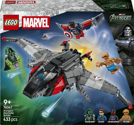 Lego 76347 super heroes marvel doomsday quinjet.