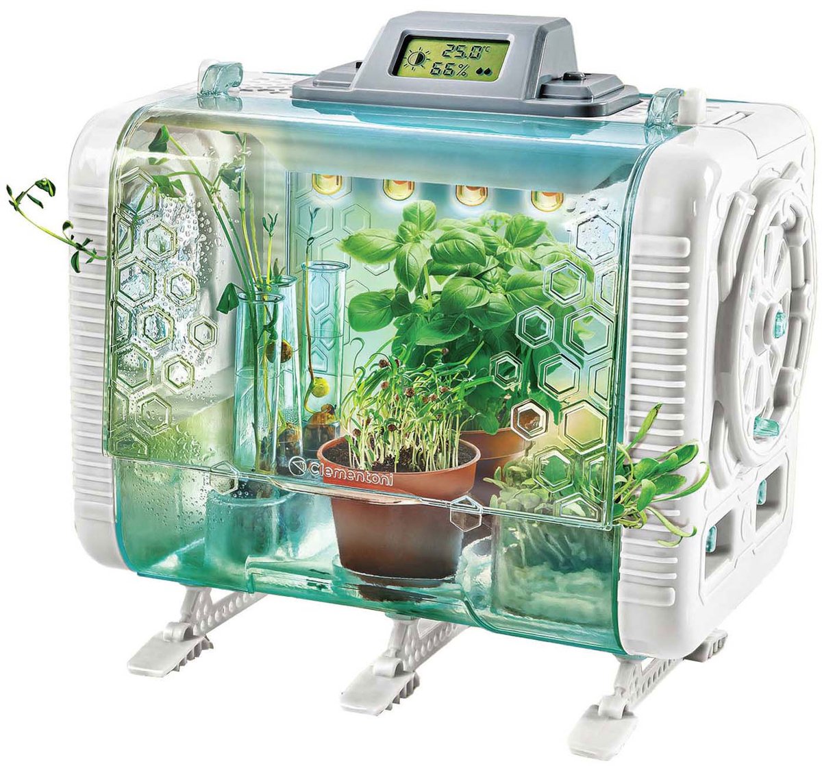 Clementoni Wissenschaftsgewächshaus mit Temperaturmesser