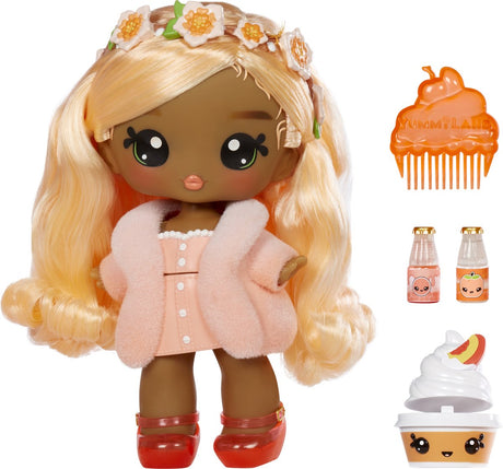 Mga Entertainment Yummiland große Puppe + Lipgloss-Tier – Piper Peach