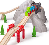 Bigjigs Wooden Rails - Rocky Mountain Expansion Set, 12dlg.