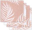 Jollein hydrofiel multidoek nature 70x70cm - pale pink - 4 stuks