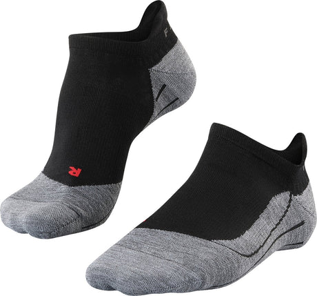 Falke TK5 Invisible Anti-Blister Wandersocken aus dünnem Woll-Funktionsmaterial Herren Schwarz - Größe 39-41