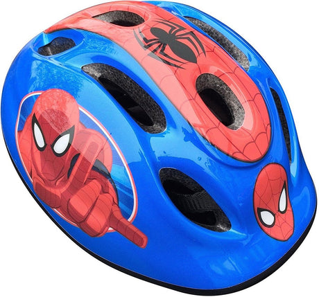 Marvel Spider-Man-Fahrradhelm Einstellbare blaue rote Größe 52-56 cm (s)