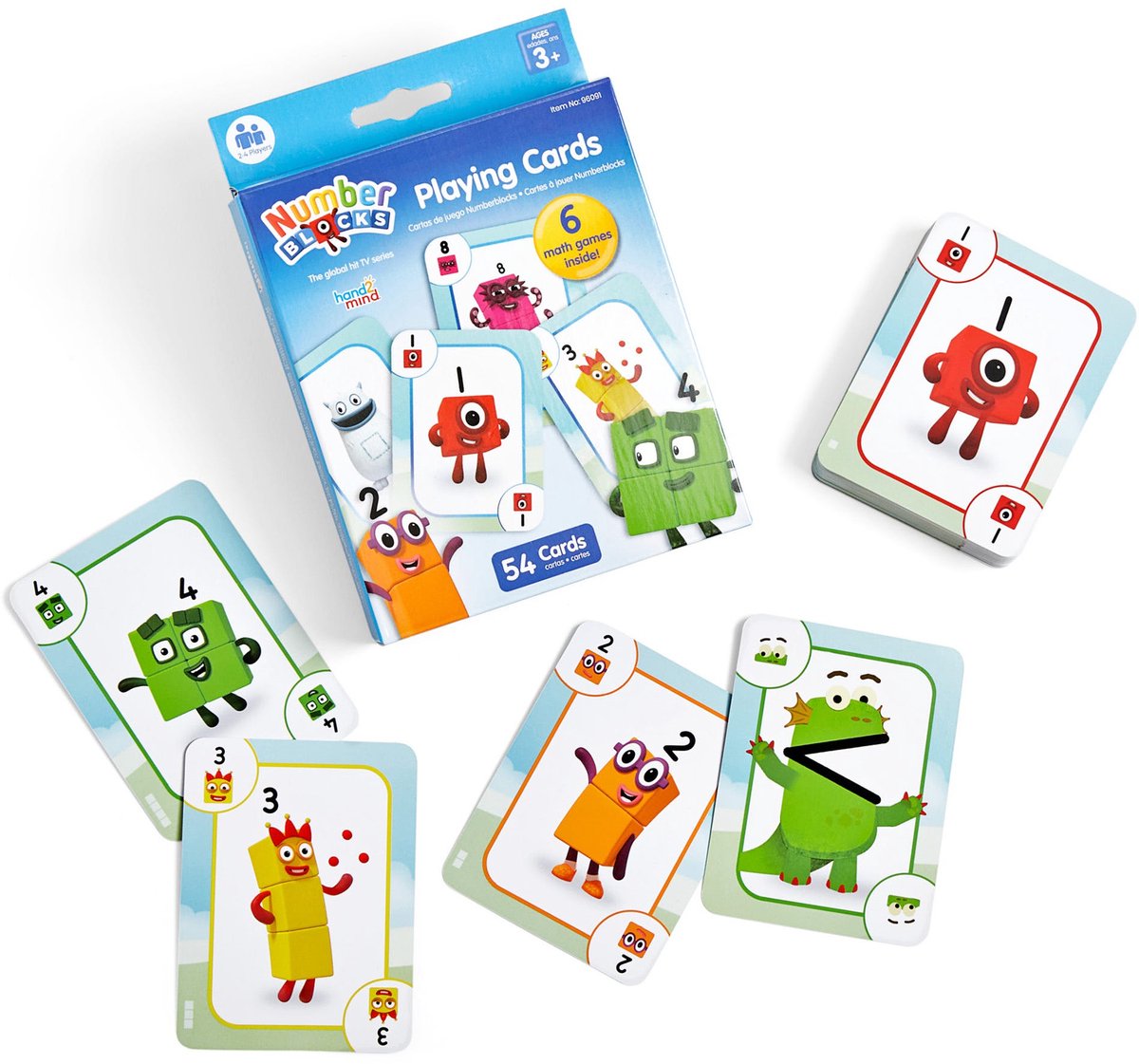Lernressourcen Kartenspiel Numberblocks – Lernspielzeugkarten. - 3+
