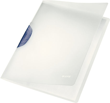 Leitz Klemmklebemappe Colorclip Magic, DIN A4, PP, dunkelgrauer Clip