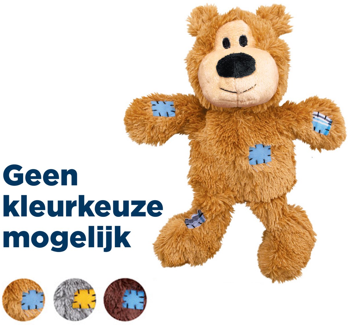 Kong Wild Club Bär - Hundespielzeug - sortiert - M - 25 x 20 x 10 cm