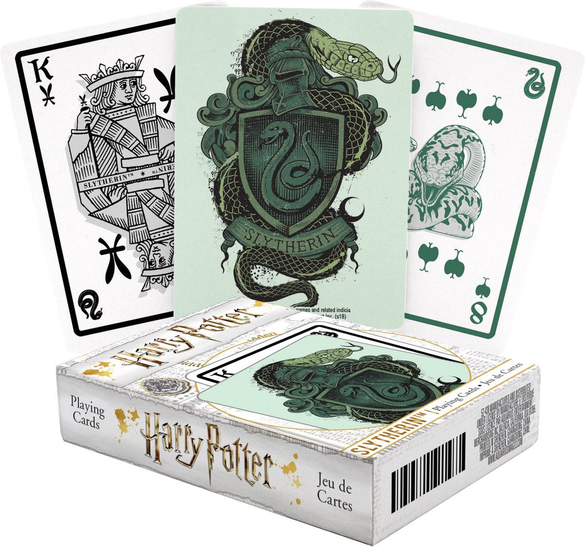 Wassermann Harry Potter Slytherin Spielkarten – 54 Karten