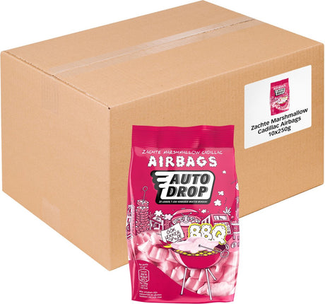 Autodrop – Süßigkeiten – weiche Marshmallow-Cadillac-Airbags – 10 Beutel – 250 Gramm