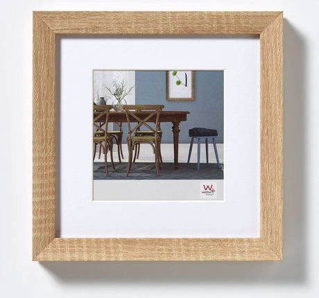 Walther Fiorito – MDF-Holzrahmen – Fotogröße 30 x 30 cm – helle Eiche
