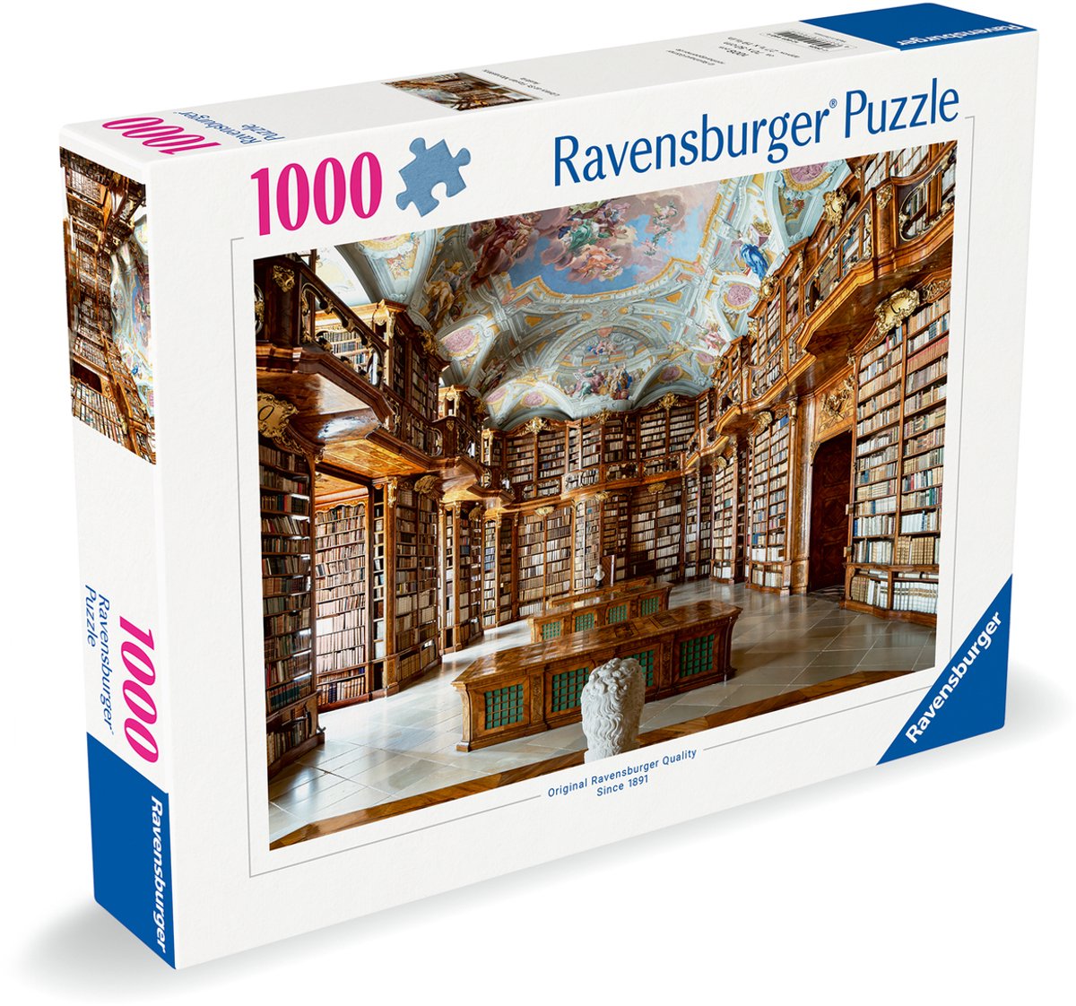 Ravensburger St. Florian Kloster Österreich öffentliche Bibliothek Puzzle (1000 Teile)