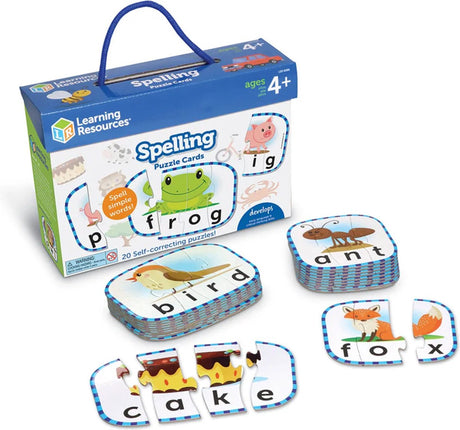Learning resources puzzel kaarten - spelling (engels) spelling (en) - 5+