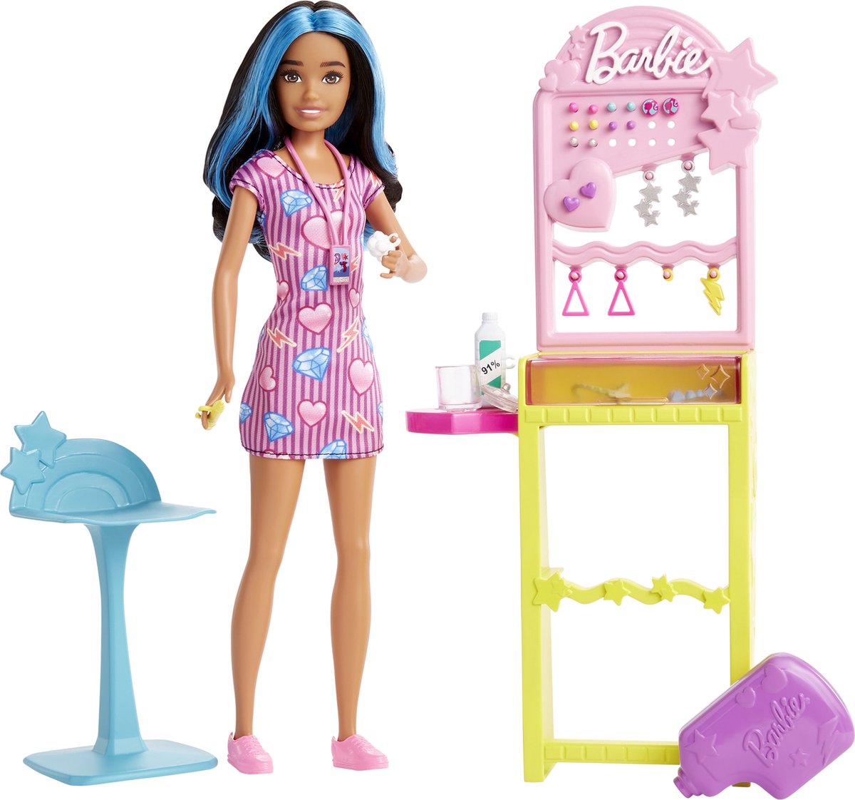 Barbie Skipper erste Jobs Ohrlochstechen – Puppe
