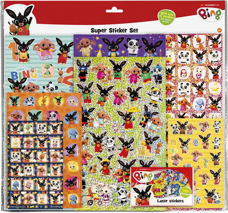 Bambolino Toys Super-Aufkleber-Set – Bing