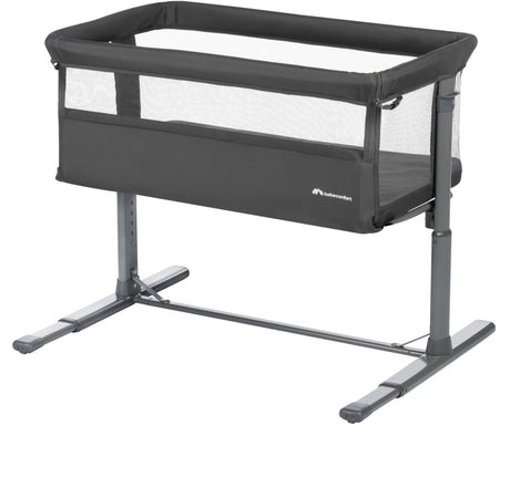 Bebeconfort Zina Beistellbett – Mineralgraphit – 2-in-1-Babybett – höhenverstellbar