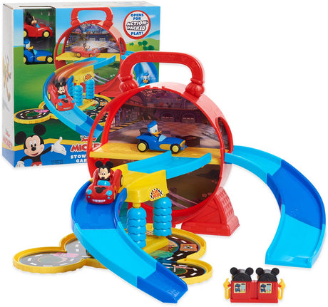 Just play disney junior mickey - stow ’n go garage speelset - inclusief 2 voertuigen