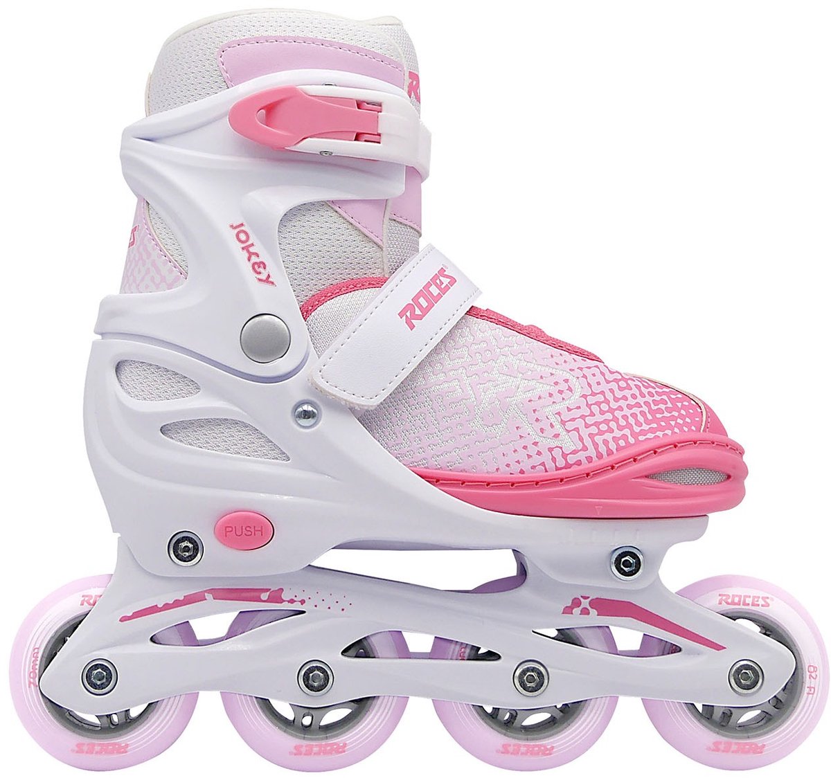 Roces Jokey x Mädchen Inline-Skates weiß rosa 26-29