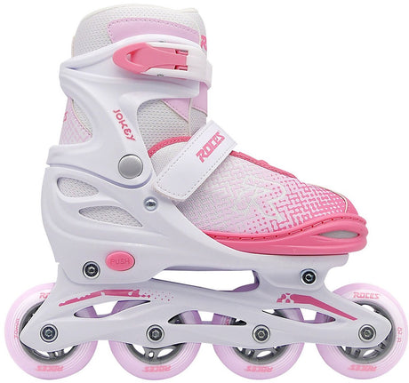Roces Jokey x Mädchen Inline-Skates weiß rosa 26-29