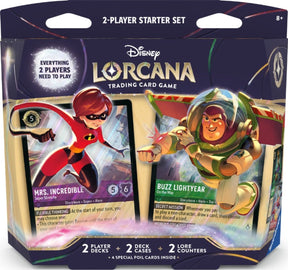 Disney Lorcana: Wilds unbekannt – 2-Spieler-Starterset | Frau. unglaubliches Buzz-Light-Jahr