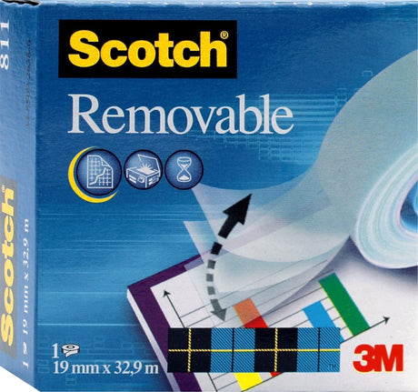 Klebeband Scotch 19mmx33m beschreibbar, ablösbar