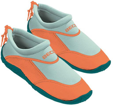 Beco neopreen waterschoenen - oranje aqua - maat 37