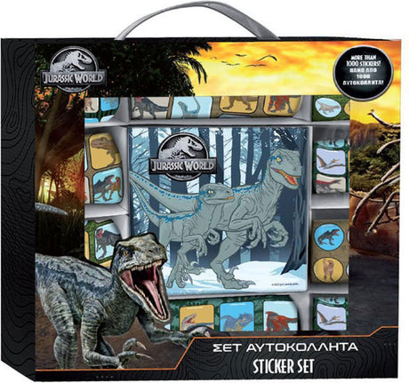 Jurassic World Aufkleber-Set, 1000-tlg.