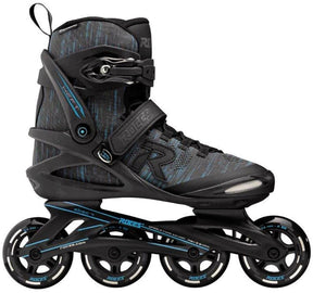 Roces Weft Thread 84 Inline-Skates Erwachsene – 4x84mm Rollen – Fitness-Inline-Skates – Schwarz Blau – Größe 43