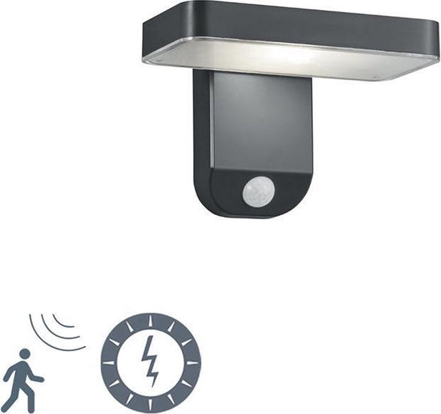 Rl lebe dein Licht Reality Esquel - Wandleuchte - Anthrazit - inkl. 1x SMD 4,5 W - - Außenbeleuchtung - IP44