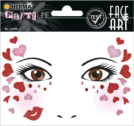 Herma Face Art Aufkleber Liebe