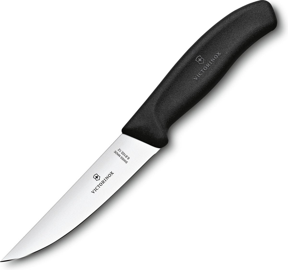 Victorinox swiss classic vleesmes - 12cm - rvs fibrox - zwart