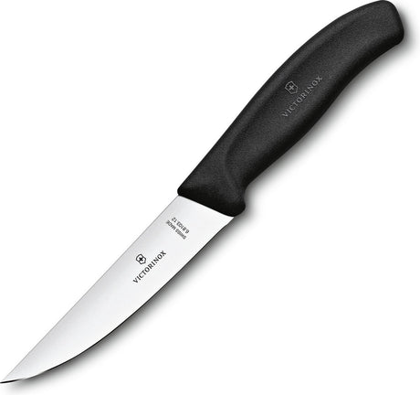 Victorinox swiss classic vleesmes - 12cm - rvs fibrox - zwart