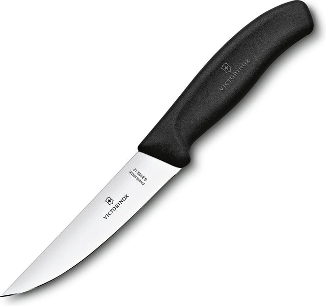 Victorinox swiss classic vleesmes - 12cm - rvs fibrox - zwart