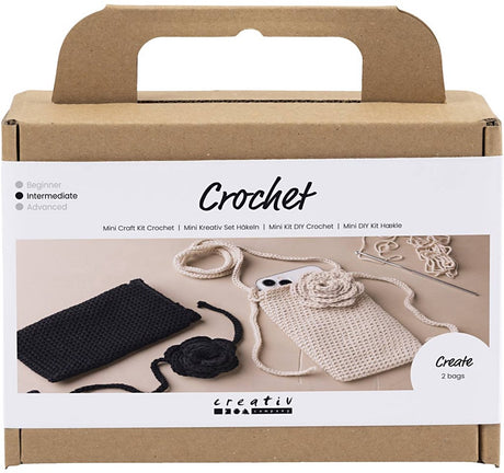 Kreativunternehmen https: www.cchobby.nl mini-hobbyset-crochet-bag-with-rose-1-box